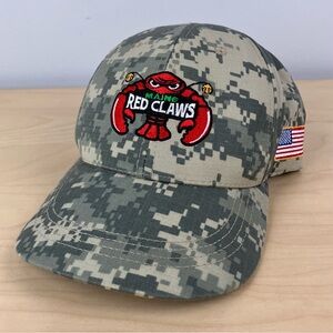 Maine Red Claws NBA G League Strapback Hat Digi Camo Embroidered Made In USA
